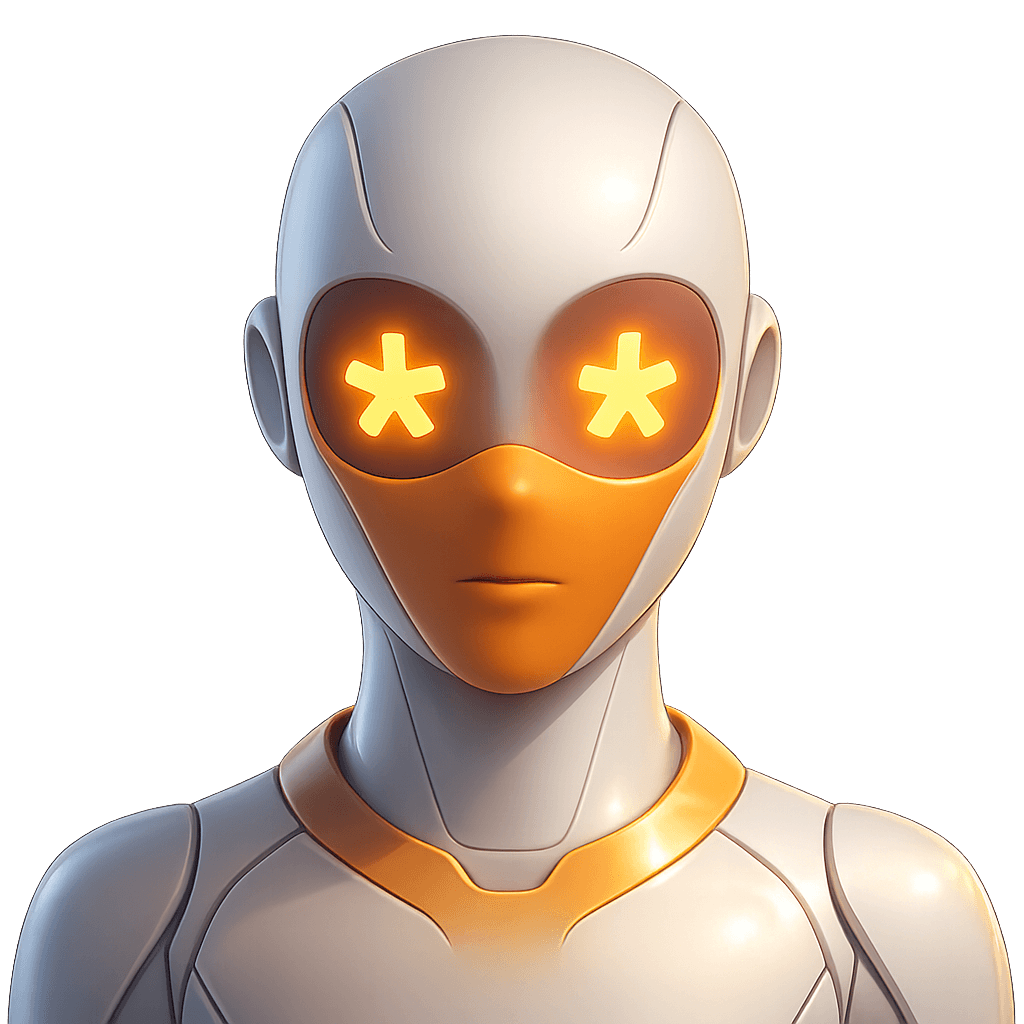 AI Robot assisting with passwords